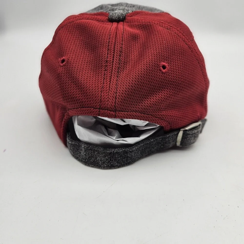 Louisville Cardinals Hat Cap Strap Back Womens Gray Red NCAA Basketball Harmony - Picture 4 of 10